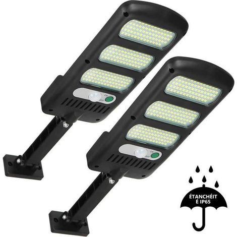 Lampes Solaires Extérieures, 2 Pack 213 LED Éclairage de Sécurité D'extérieur, Détecteur de Mouvement -3 Modes, pour jardins