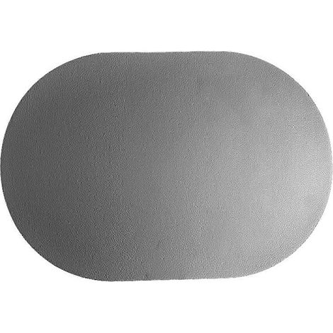 Set de table antidérapant, lavable, ovale, en similicuir, isolant pour salle à manger (1/5)