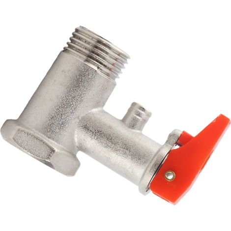 1 pièce vanne de sûreté décompression clapet anti-retour chauffe-eau laiton nickélé 0.9MPa G1/2 (1/5)