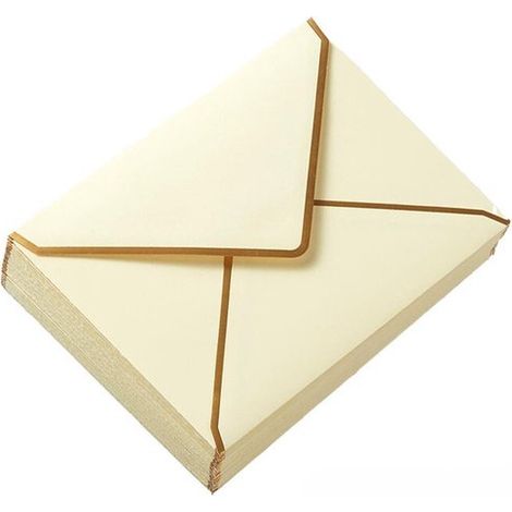 50 Mini Umschläge Elegante Papierumschläge (13,5 x 18,5 cm), für Hochzeitseinladungen, Geburtstagskarten, Abschlussankündigungen und besondere Er (1/5)