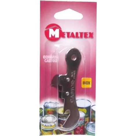 Metaltex Apri-Barattoli classico in acciaio inox compatto e leggero