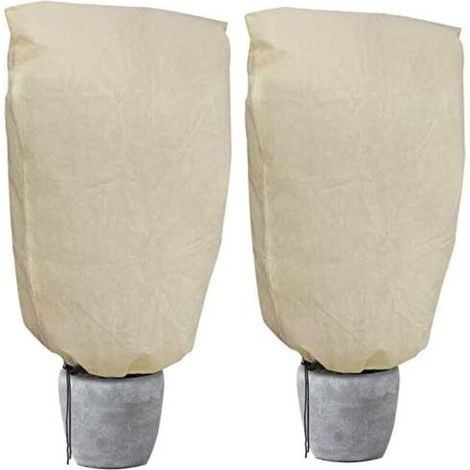 Housse de Protection pour Plantes, Housse d'hivernage économique Grande Capacité (2 Pack) - 100 x 80 cm (1/4)