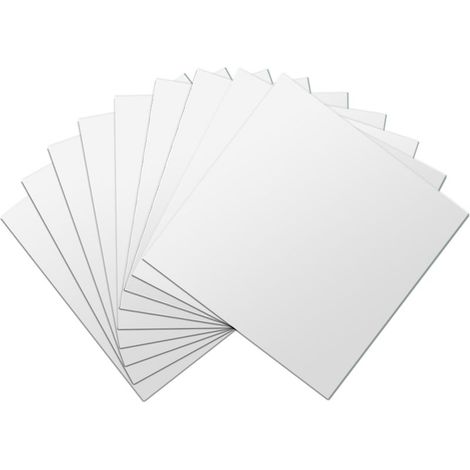 Set mit 16 quadratischen Spiegel-Wandaufklebern zum Selbstgestalten, 15 cm, 3D-Acryl-Klebefliesen zur Wanddekoration (1/5)