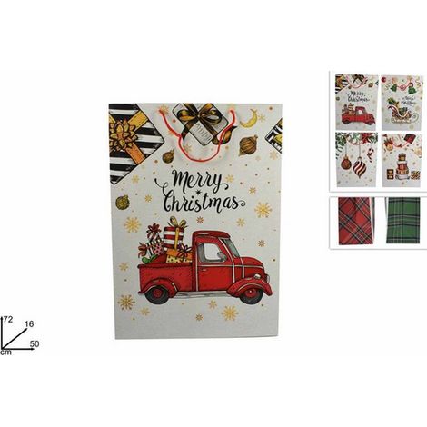 Busta 50x72x13  DUE ESSE CHRISTMAS Colori assortiti