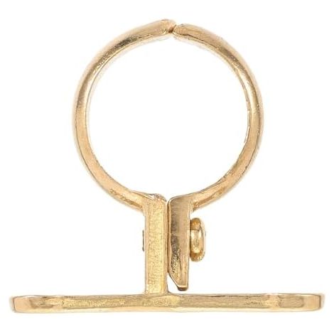 Collier de Serrage en Laiton Or pour Tuyaux Fixation Stable et Design Esthétique, Plomberie Domestique Applications Industrielles - (1/5)
