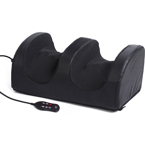 Masseur de Pieds Avec Chauffage, Massage Shiatsu PéTrissant, Relaxant Les Muscles Des Pieds et Des Jambes, Masseur de Jambes Avec Rouleaux de Massage, Cadeau Pour Maman, Papa et Amis