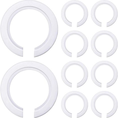 10 Anneau réducteur,Adaptateur E27 à E14,Plastique résistant chaleur,Installation sans outil,Lampe bureau plafonnier