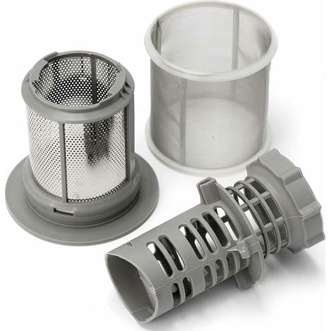 Bosch dishwasher filter Metallic filter + fine screen mesh Easy to exchange For Balay, Bosch, Siemens, Neff brand dishwashers (1/5)