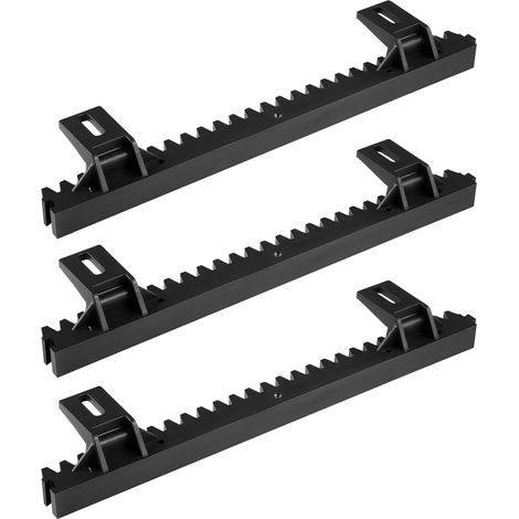 3 Pièces Crémaillère Nylon Module 4 34cm Pour Portail Coulissant Électrique