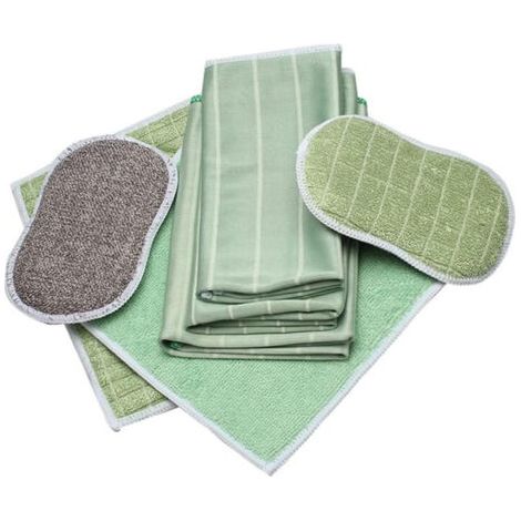 Lot de 6 Chiffons Bambou Microfibres - Nettoyer et lustrer Toutes Les Surfaces Lisses et fragiles - Vitre, carrosserie, vitrocéramique, Lunettes, écran