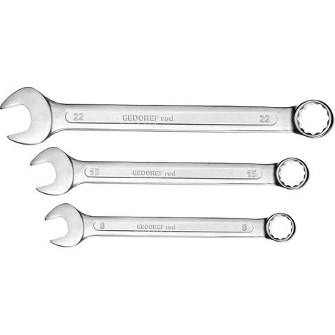 Gedore Jeu de clés mixtes 9-19 mm, 8 pièces R09105008