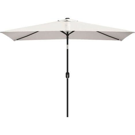 Parasol rectangulaire blanc sable, 200 x 300 cm (1/5)
