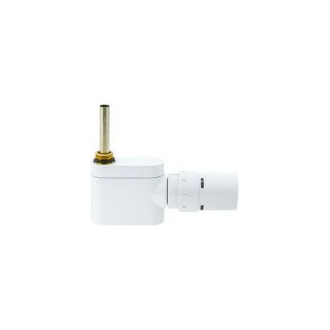Corps sèche serviette VHX-MONO bitube 1/2" (15/21) fixation sol - blanc RAL9016 (1/3)