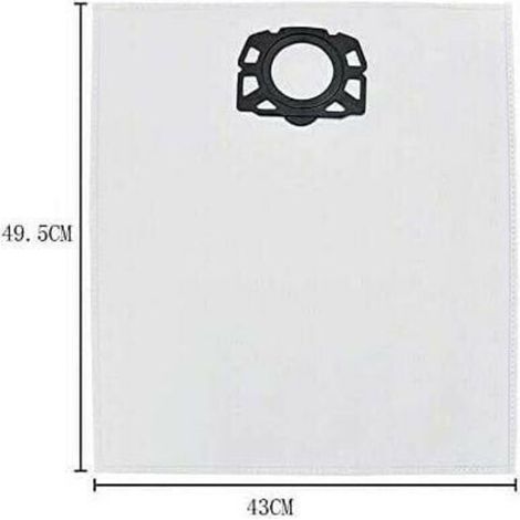 10-pack of vacuum cleaner bags for Kärcher WD4, WD5, WD6, MV4, MV5, MV6--DTEKGAZ
