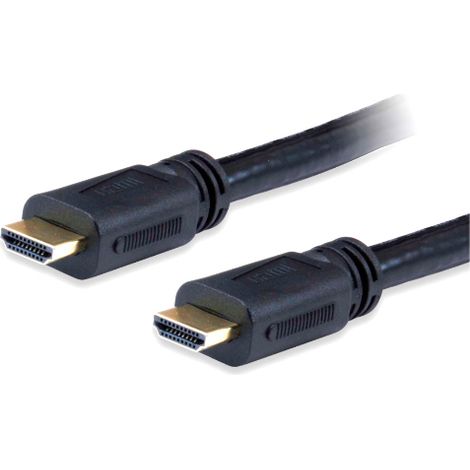 equip 119358 câble HDMI 15 mètres noir plaqué or
