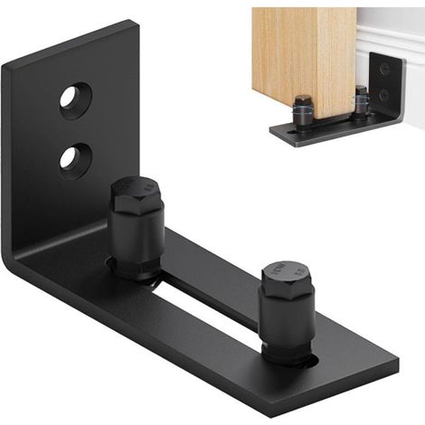 Guide de porte, Wall Mountid Band Aging Band Door Guide (en bas) Guide de plancher de la porte, pièces robustes et silencieuses, bouchon bas nalide, de glissière (1/5)