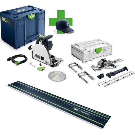 Festool Tauchsäge TS 60 KEBQ-Plus-FS 100Y + Führungsschiene 1400 mm + FS/2-Set (1/5)