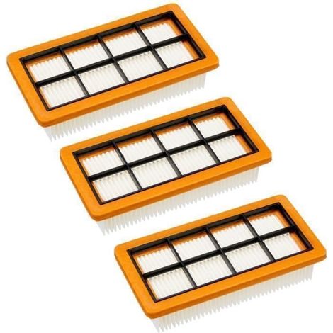 3er-Pack Flachplissee-Filter für Kärcher Staubsauger AD 3, AD 3.000, AD 3200, AD 3 Premium und AD 4 Premium, 6.415-953.0 (1/4)