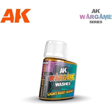 Lavis - AK Light Rust Wash - Couleur Rouille Rougeâtre - Type Adulte - Genre Mixte (1/4)