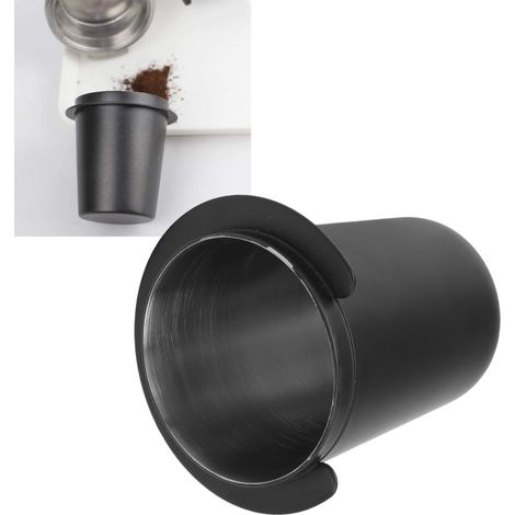 Doseur Café Polyvalent Noir en Acier Inoxydable pour Machine Café 51mm - Précision et Design Minimaliste (1/5)