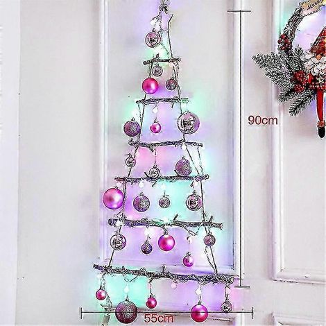 Sapin de Noël mural DIY - Décoration de sapin suspendue pour une ambiance de Noël (1/2)