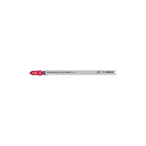 Bosch PRO Plastics PVC and PMMA clean T302H Stichsägeblatt 132 mm 5-tlg. - 2608667053 (1/5)