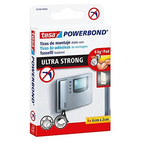 Nastro biadesivo Tesa Powerbond 9 strisce 6x20 mm (1/4)