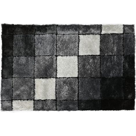 DKD Home Decor Tapis Noir et Blanc 160x230 cm (1/3)