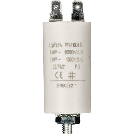 Nedis Condensateur 3.5uf 450 V Blanc Compact