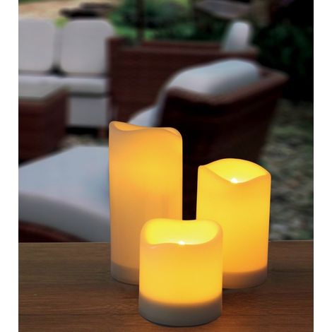 Vela exter. 10 x 10/15/20cm solar efecto vela pl bl legscpx3 (1/2)