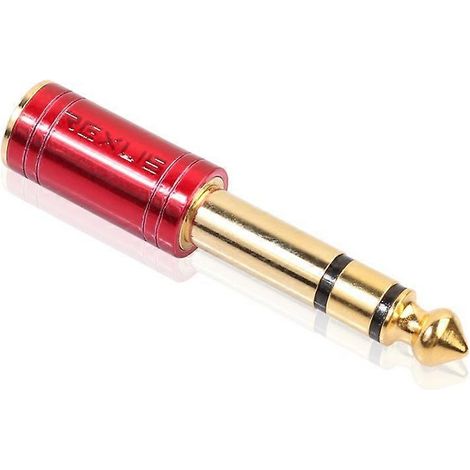 Câble adaptateur jack stéréo AUX/o pour casque audio, 6,5 mm (6,35 mm) mâle 1/4 pouce vers 3,5 mm (1/8 pouce) femelle, pour amplificateur de guitare (prise J).