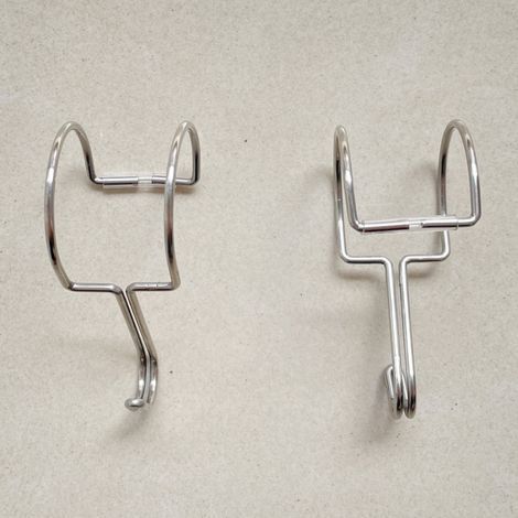 30 Pieces S Hooks, Stainless Steel Hooks, Shaped Metal Hooks, Christmas Decoration Hooks, Party Light Hooks, for Kitchen, Bathroom, Bedroom and Office (23-26mm) (1/5)