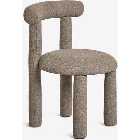 Sedia da pranzo in tessuto bouclé Gia SKLUM            