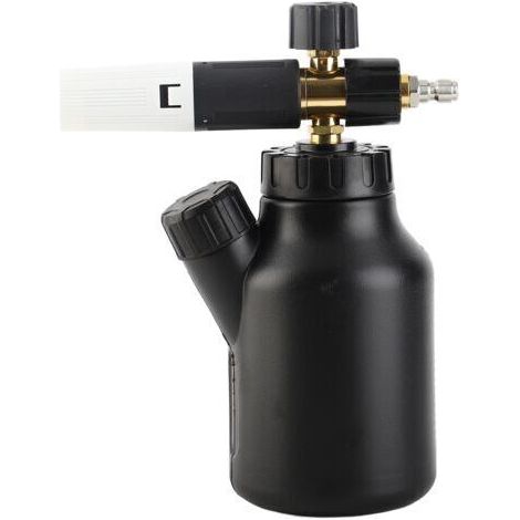 [JAMAIS UTILISÉ]Car Wash Sprayer Foam Gun Washer Cannon with 1/4 Quick Male Connector Measuring Cup Design Adjustable Nozzle for Cleaning (1/4)