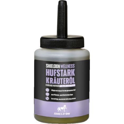 ShieldOn Hufstark Kräuteröl, Huföl für Pferde - 450 ml