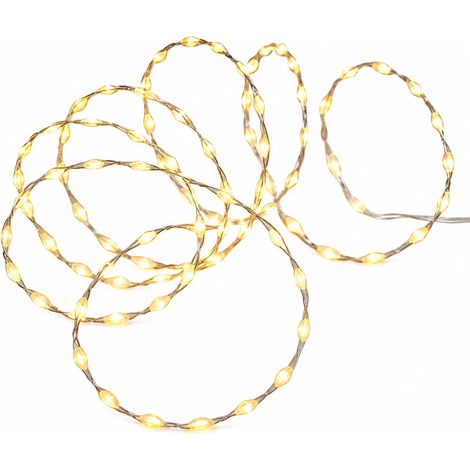 Catena luminosa 144 cm con 90 LED a batteria