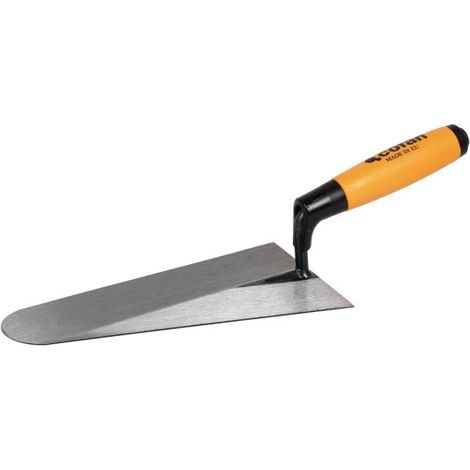 Paleta forjada modelo Portugal con mango de goma y varias medidas de longitud                                                     L-220 mm