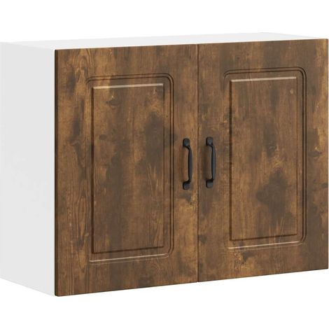 Maison Exclusive - Pensile da Cucina Kalmar Rovere Fumo in Legno Multistrato (1/5)