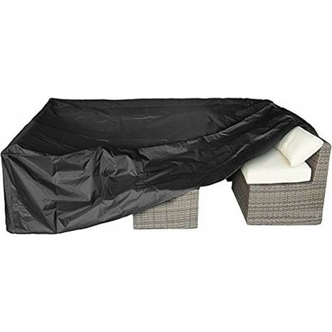 Housses de mobilier de jardin, housses de canapé modulaires d'extérieur, housses de table et de chaise d'extérieur, avec cordon de serrage pour une adhérence parfaite, 213  132  74cm (1/5)