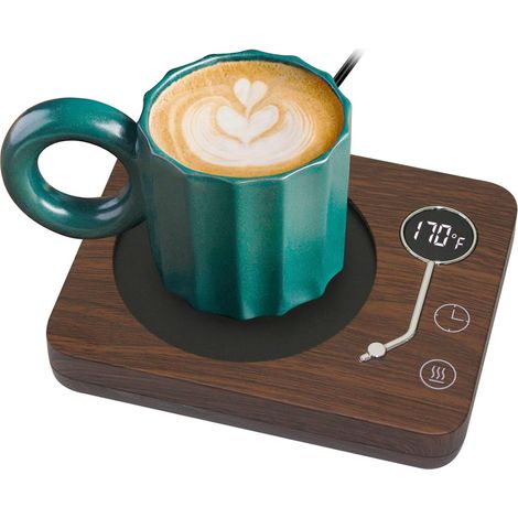 1 Chauffe-tasse, 3 niveaux température 54°C 66°C 77°C, arrêt automatique 4h, capteur gravité, bureau maison (1/5)