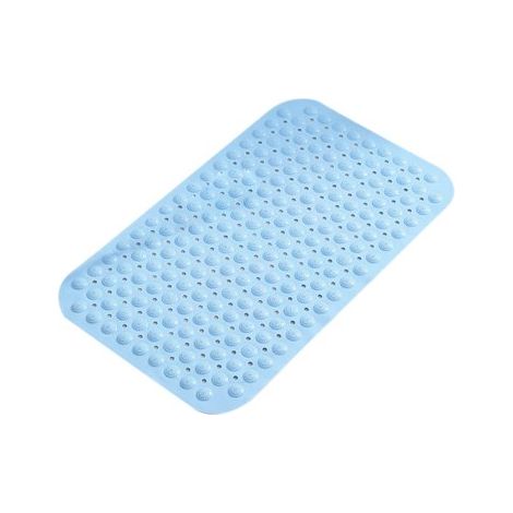 Alfombra de baño antideslizante 36x70cm Azul (1/4)