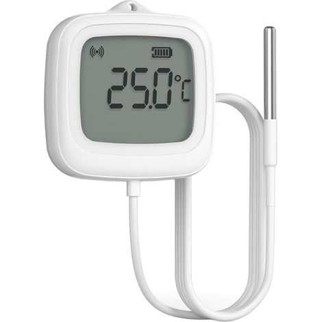 capteur de température zigbee étanche ip65 avec écran LCD de sonde de 1,5 m -40 à 115 ° c (1/5)