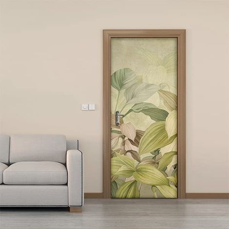 Adesivi per Porte in PVC Premium, Protezione adesiva per porte, Applicazione Facile e Senza Bolle, Rivestimenti per Porte da Interno 83 x 210 Rifilabile e Made in Italy (1/4)