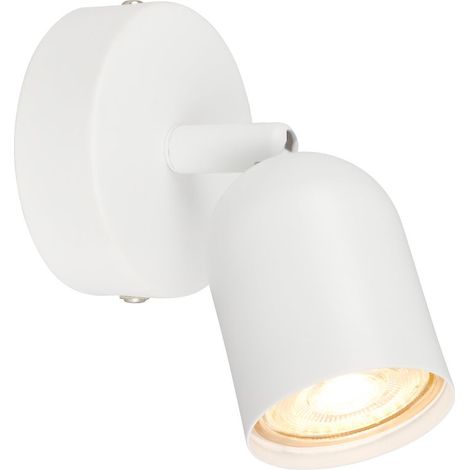 Applique murale orientable GU10 design moderne 130x80x85mm ronde IP20 9W lumière blanche chaude blanche projecteur intérieur salon couloir chambre