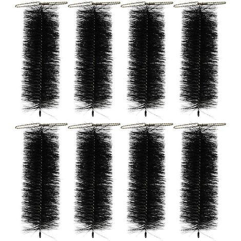 Set of 8 Black Drain & Gutter Downpipe Leaf Guard Plugs (30cm)
