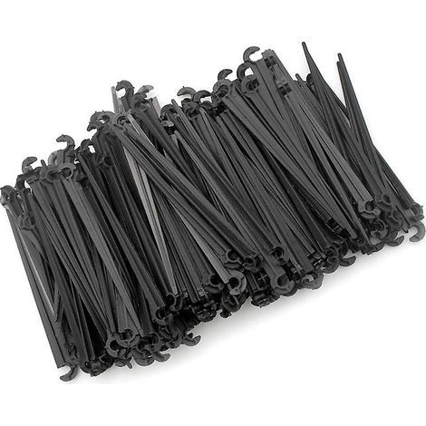 Supports pour tuyaux d'irrigation goutte à goutte de 6 mm (1/4 pouce) pour potagers, parterres de fleurs et jardins d'herbes aromatiques (1/5)