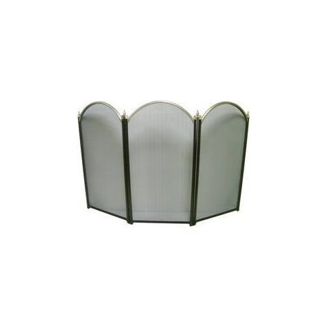 C PARASCINTILLE 3 PANNELLI  98,5X1,5X61 P/CAMINO ARGENTO