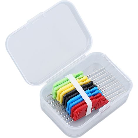 10-teiliges IC-Testclip-SMD-Testhaken-Werkzeugset mit feinen Doppelhaken für Wartungszwecke (1/5)