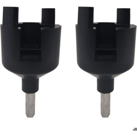 Cukol 2 Pièces Isolateur Cloture Electrique a Visser Mandrin de Perceuse, Rend Isolateur Plus Rapide Et Plus Facile à Install (1/4)