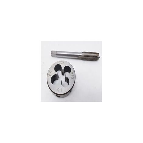 Jeu de tarauds et filières M12 x 1,5 mm, jeu de tarauds et filières métriques (1/3)